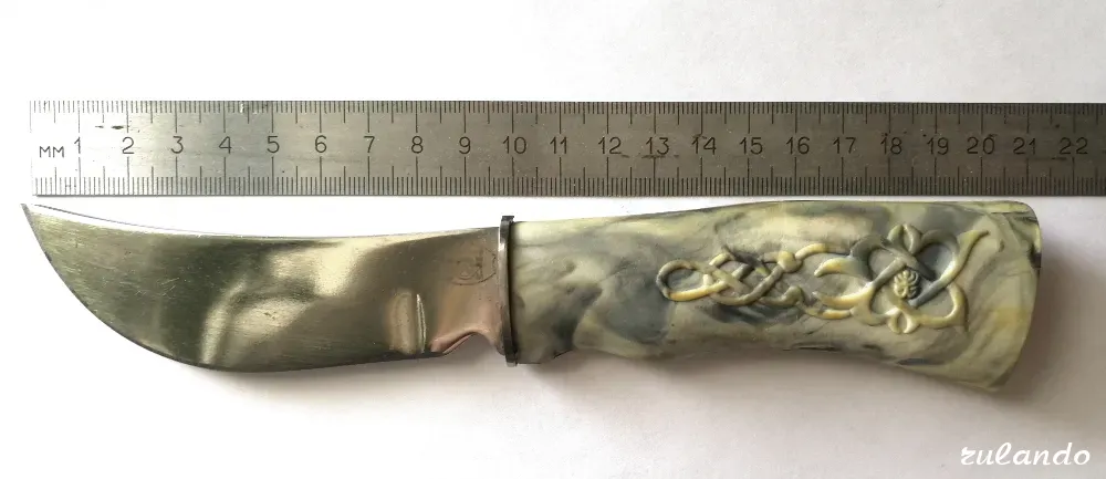 Редкость. Ссср 1990. ПК МООиР - Русский нож. Нож охотничий нескладной разделочный N4 Краснодар - изображение 7