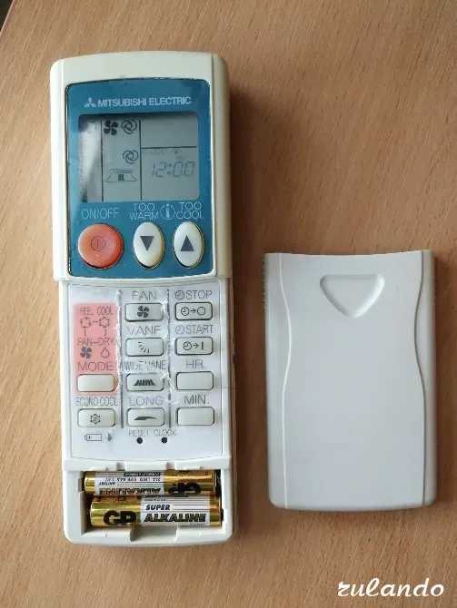 Редкий оригинальный пульт кондиционеров Mitsubishi Kp0В б/у Краснодар - изображение 5