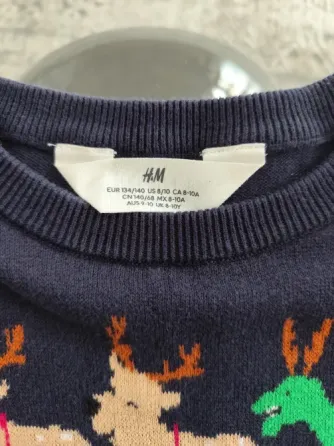 Свитер для мальчика к Новому году, размер 134/140 Санкт-Петербург