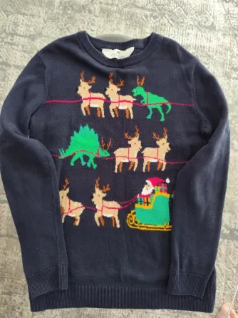 Свитер для мальчика к Новому году, размер 134/140 Санкт-Петербург