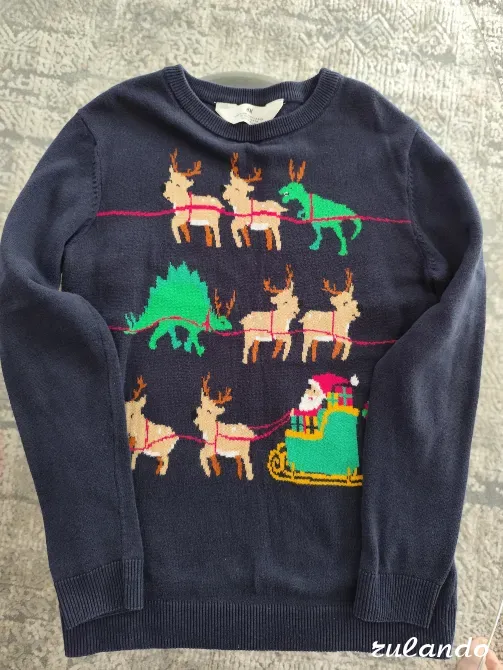 Свитер для мальчика к Новому году, размер 134/140 Санкт-Петербург - изображение 2