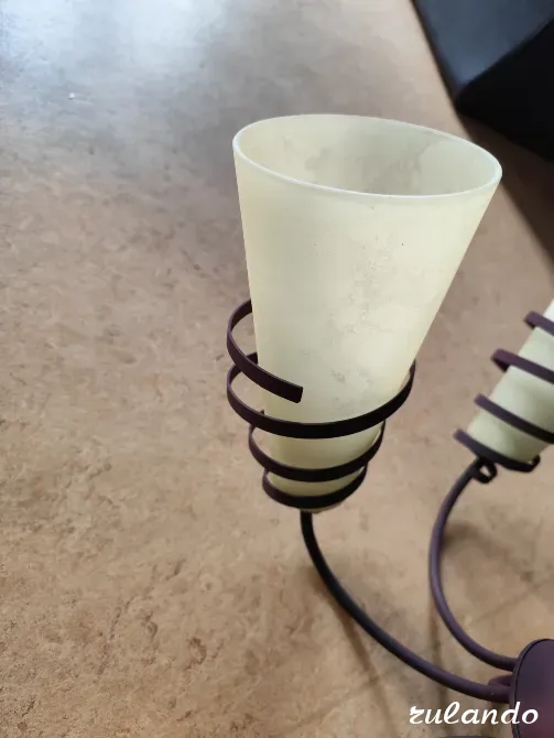 Люстра потолочная 5 плафонов + 2 настольные лампы в одном стиле Волгоград - изображение 3