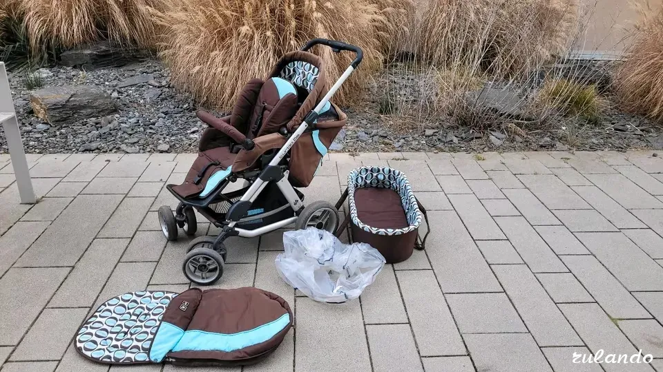 Детская коляска ABC Design, коричневая, трансформер в прогулочный блок Волгоград - изображение 2