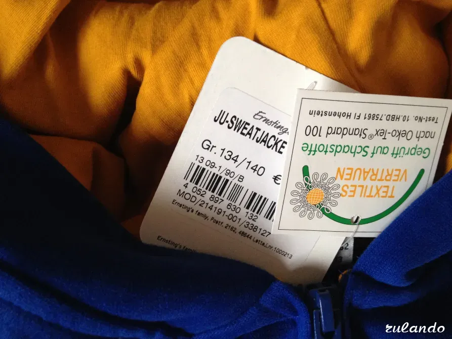 Детская толстовка Final Winner, синяя, размер 134/140 Севастополь - изображение 3