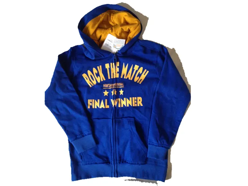 Детская толстовка Final Winner, синяя, размер 134/140 Севастополь - изображение 1