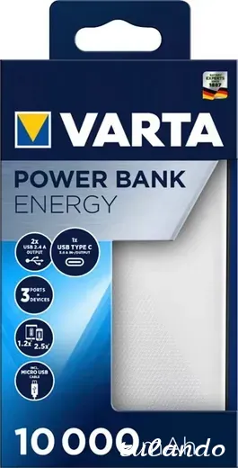 Внешний аккумулятор VARTA Energy Powerbank 10 000 mAh Севастополь - изображение 2