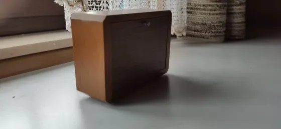 Винтажные настольные часы Junghans Stiluhr 364/6029, дуб, 1983 год Севастополь