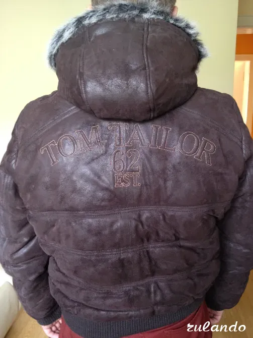 Мужская кожаная зимняя куртка Tom Tailor Калининград - изображение 5