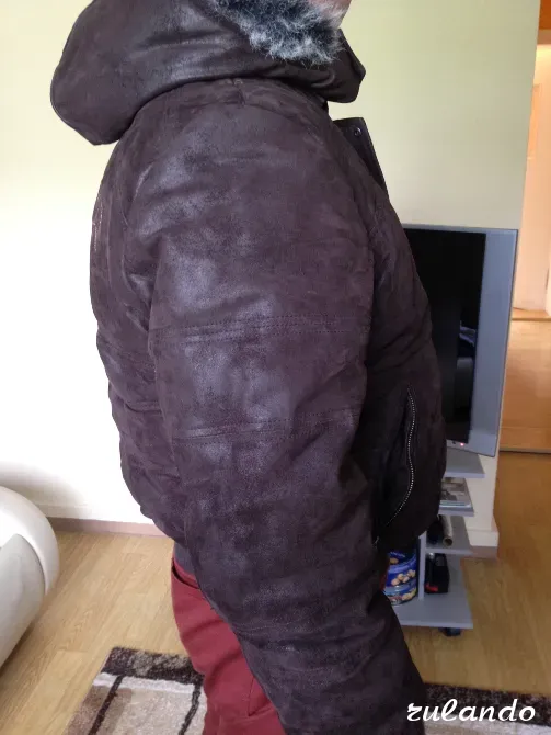 Мужская кожаная зимняя куртка Tom Tailor Калининград - изображение 4