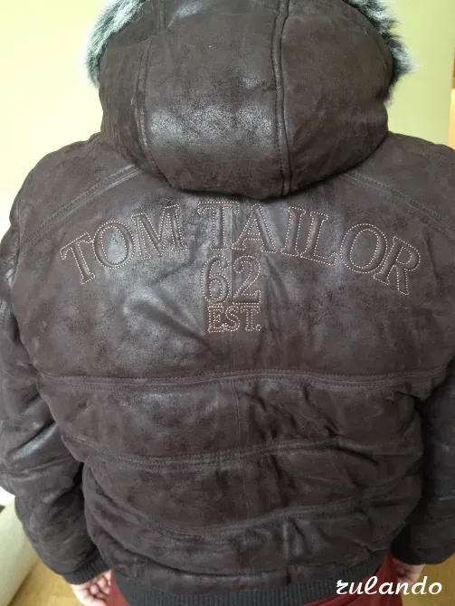 Мужская кожаная зимняя куртка Tom Tailor Калининград - изображение 6