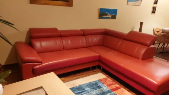 Кожаный угловой диван Казань