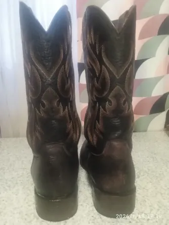 Мужские кожаные ковбойские сапоги Ariat Sport Doolin Western Boot в темно-коричневом цвете Таштагол