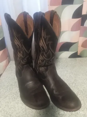 Мужские кожаные ковбойские сапоги Ariat Sport Doolin Western Boot в темно-коричневом цвете Таштагол