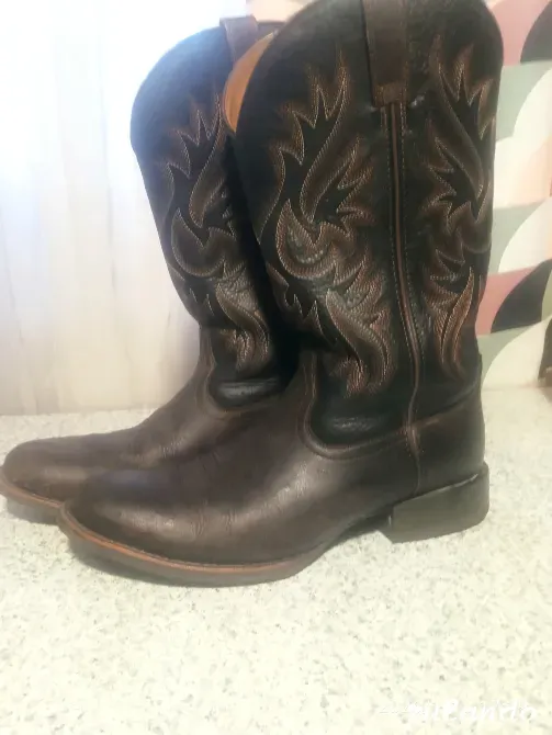 Мужские кожаные ковбойские сапоги Ariat Sport Doolin Western Boot в темно-коричневом цвете Таштагол - изображение 1