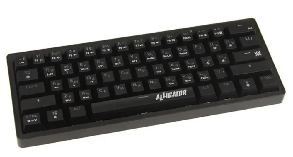 Клавиатура аллигатор беспроводная с подсветкой игровая Санкт-Петербург - изображение 1