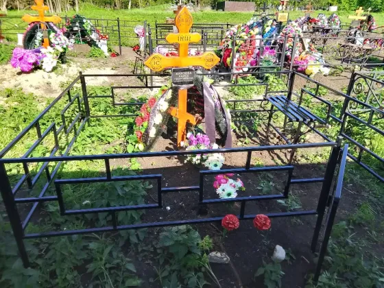 Оградки на кладбище Воскресенск