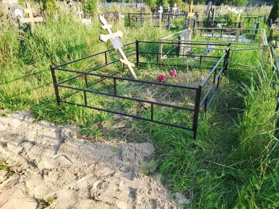 Оградки на кладбище Воскресенск