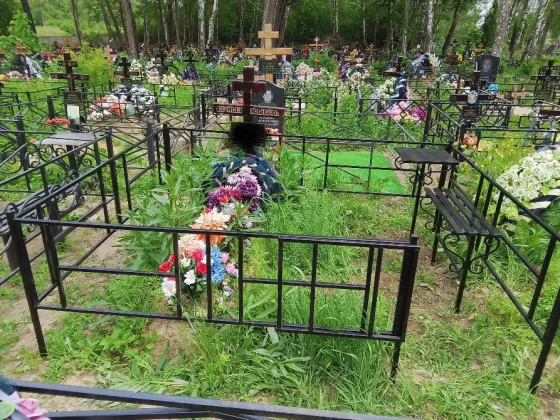 Оградки на кладбище Воскресенск