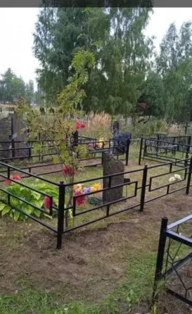 Оградки на кладбище Воскресенск