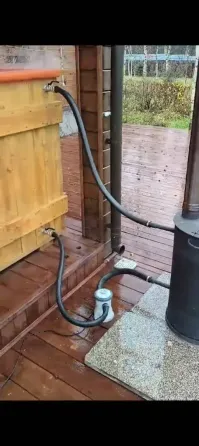 Водогрейная печь с нержавеющим змеевиком для бассейна и купели Сочи