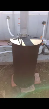 Водогрейная печь с нержавеющим змеевиком для бассейна и купели Сочи