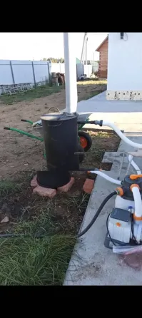 Водогрейная печь с нержавеющим змеевиком для бассейна и купели Сочи