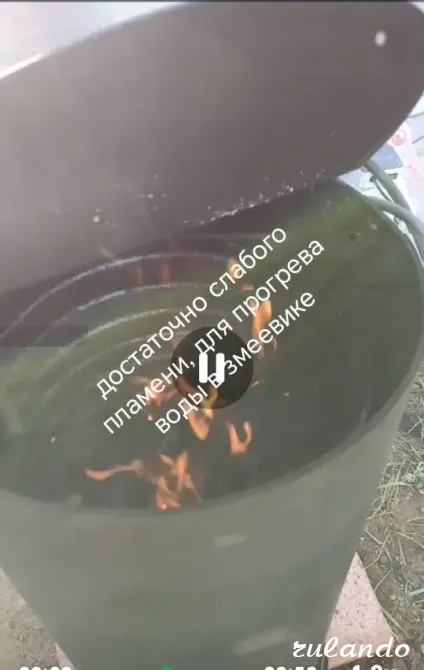 Водогрейная печь с нержавеющим змеевиком для бассейна и купели Сочи - изображение 2