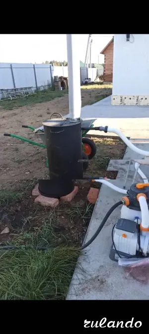 Водогрейная печь с нержавеющим змеевиком для бассейна и купели Сочи - изображение 5