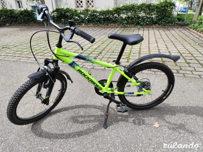 Велосипед подростковый Rockrider ST 500, 20" неоново-жёлтый Калининград - изображение 3