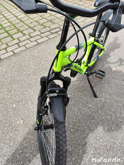 Велосипед подростковый Rockrider ST 500, 20" неоново-жёлтый Калининград - изображение 8