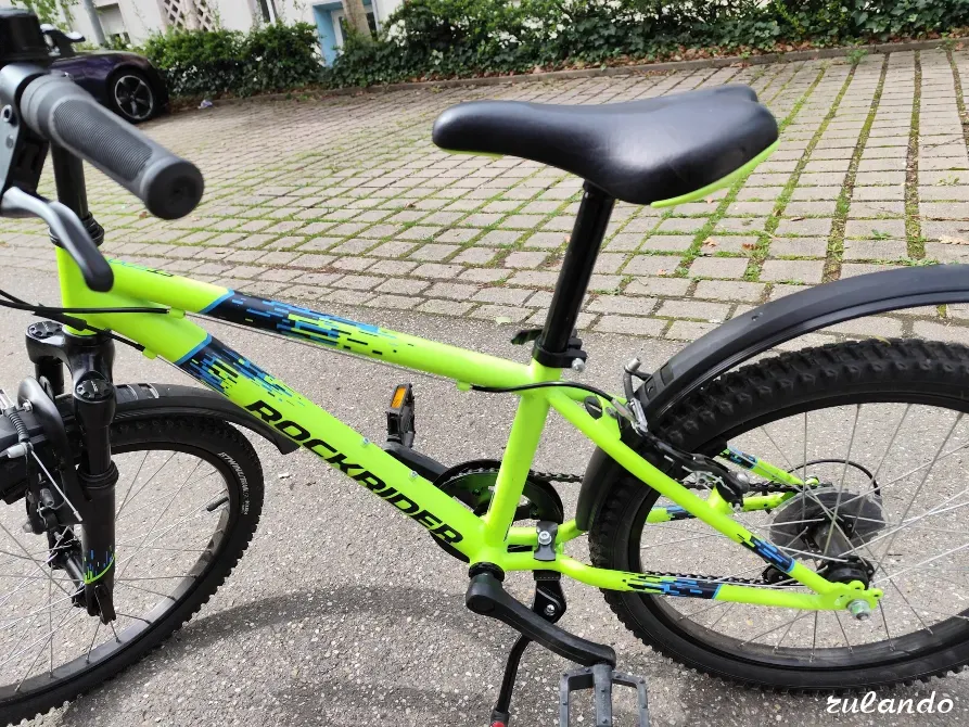 Велосипед подростковый Rockrider ST 500, 20" неоново-жёлтый Калининград - изображение 7