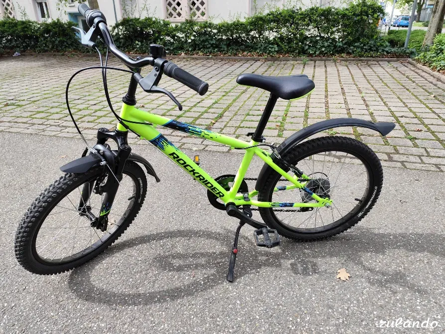 Велосипед подростковый Rockrider ST 500, 20" неоново-жёлтый Калининград - изображение 3