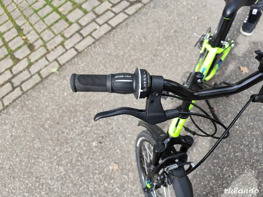 Велосипед подростковый Rockrider ST 500, 20" неоново-жёлтый Калининград - изображение 6