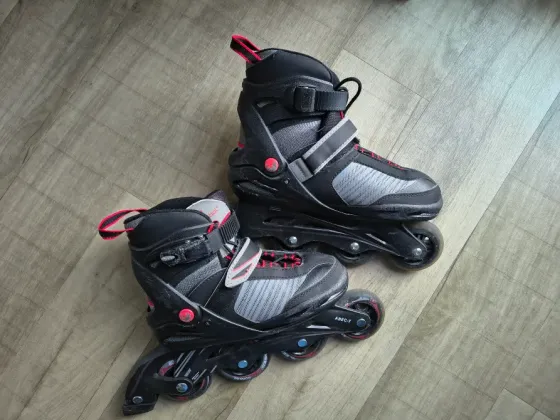 Роликовые коньки детские регулируемые 37–41, отличное состояние Нижний Новгород