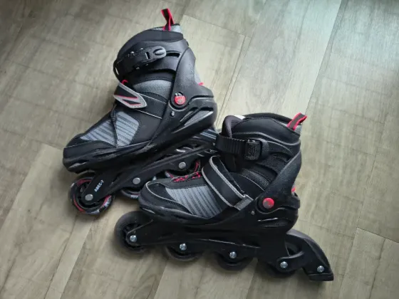Роликовые коньки детские регулируемые 37–41, отличное состояние Нижний Новгород