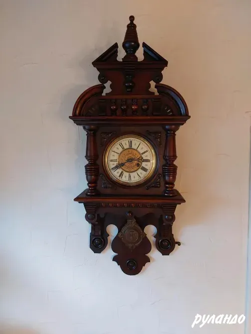 Антикварные настенные часы с маятником из Германии Санкт-Петербург - изображение 1