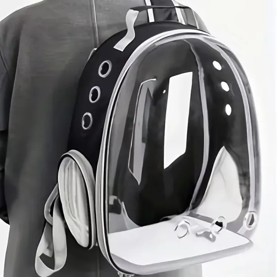 Рюкзак-переноска для животных с полностью прозрачным окном Калининград