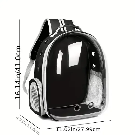 Рюкзак-переноска для животных с полностью прозрачным окном Калининград