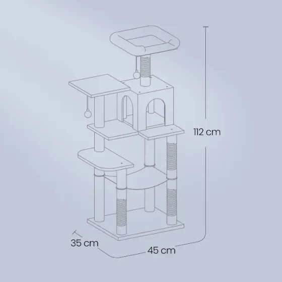 Домик для кошек с когтеточкой Красноярск