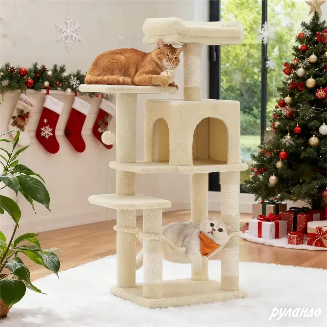 Домик для кошек с когтеточкой Красноярск - изображение 3