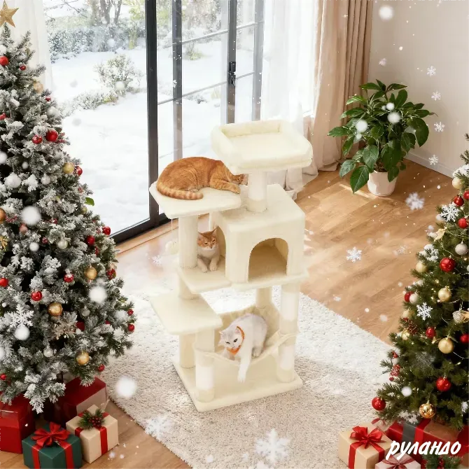 Домик для кошек с когтеточкой Красноярск - изображение 2