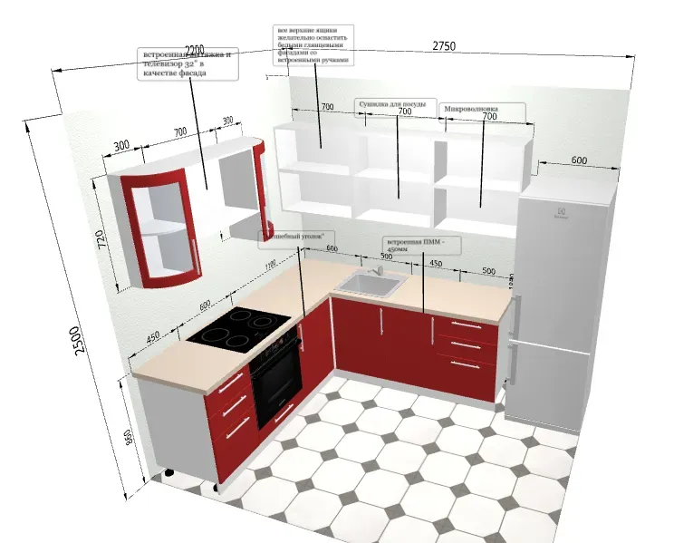 Нестандартные кухни, шкафы-купе на заказ Тверь - изображение 3