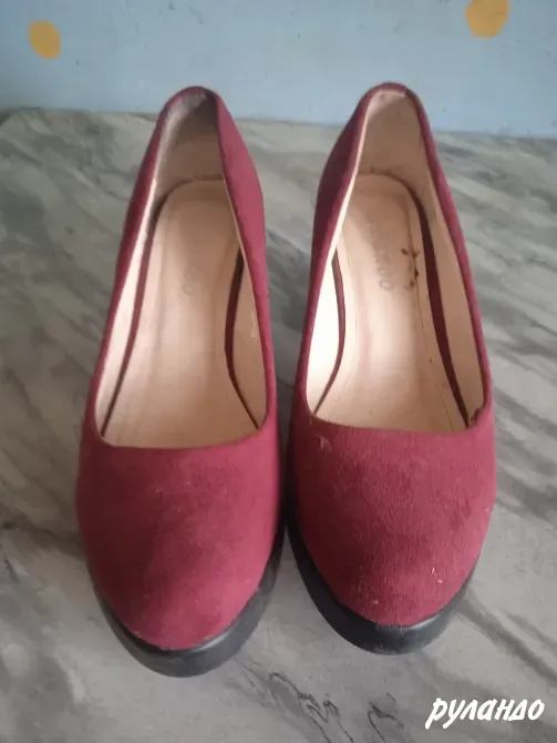 Женские замшевые туфли на каблуке Северодвинск - изображение 2