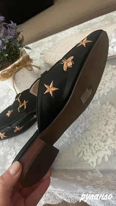 Оригинальные мюли Gucci Луганск - изображение 4