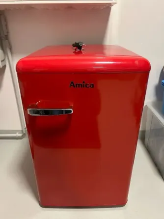 Ретро-холодильник Amica Mini с морозильной камерой Донецк