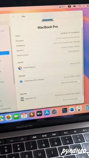 MacBook Pro 2019, 16/512 ГБ, быстрый, АКБ 95 Калининград - изображение 3