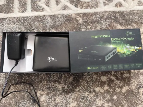 Mini-PC Csl Narrow Box – Windows 10 Home, почти новый Москва