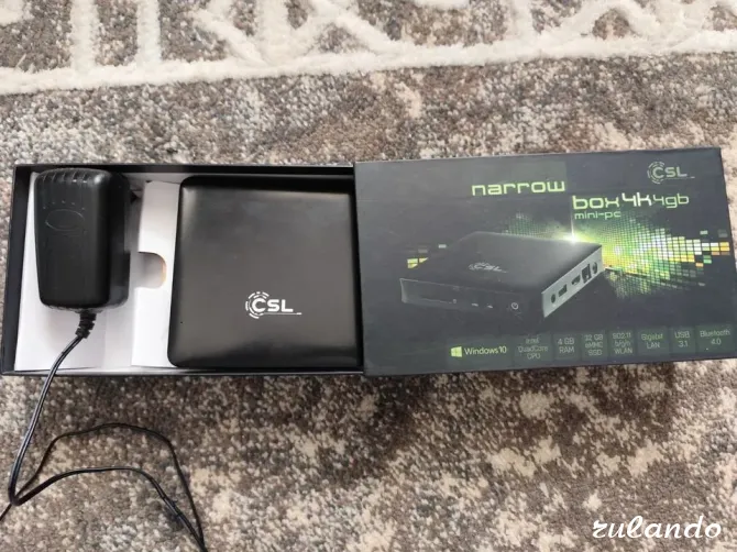 Mini-PC Csl Narrow Box – Windows 10 Home, почти новый Москва - изображение 2