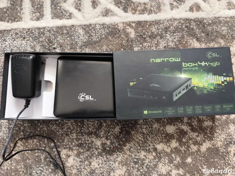 Mini-PC Csl Narrow Box – Windows 10 Home, почти новый Москва - изображение 2