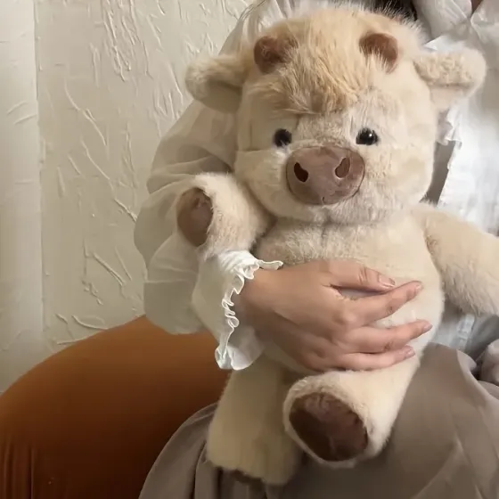 Мягкая игрушка Милая шотландская коровка, 40 см Севастополь